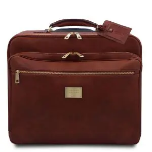 Leather Travel Pilot Case Varsavia Domini Leather